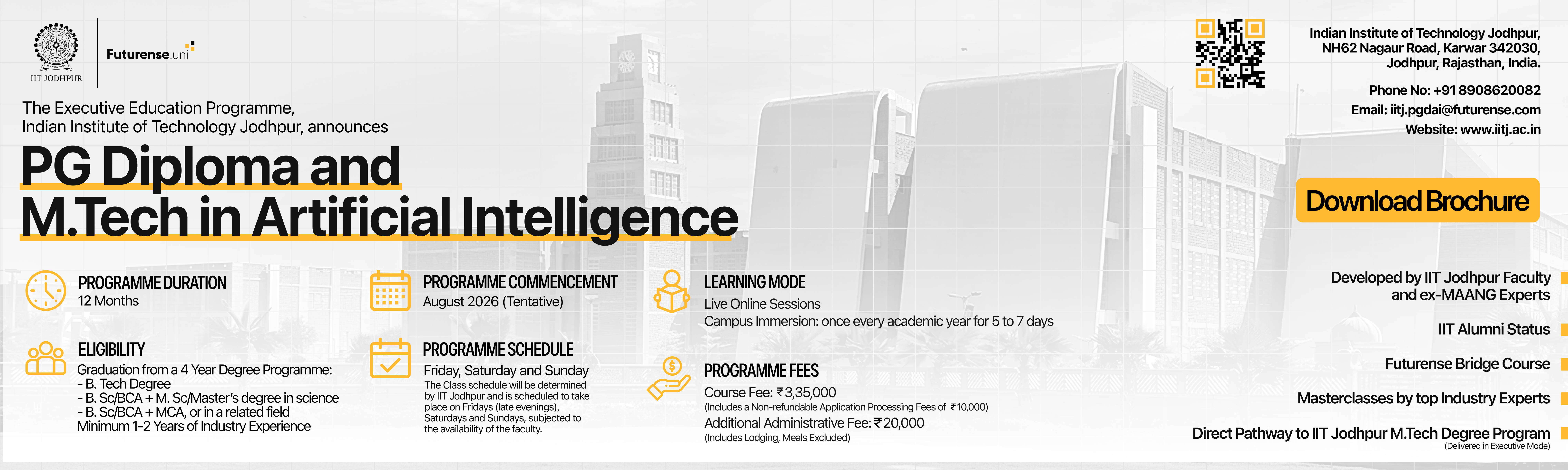 IIT Jodhpur PGD AI august 2026