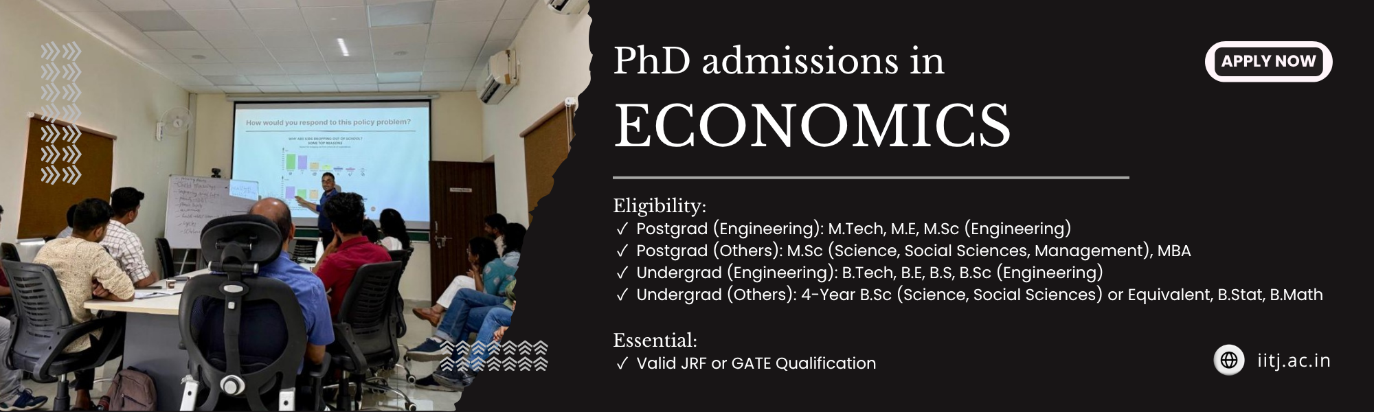 Department of Economics PhD Admission 2026
