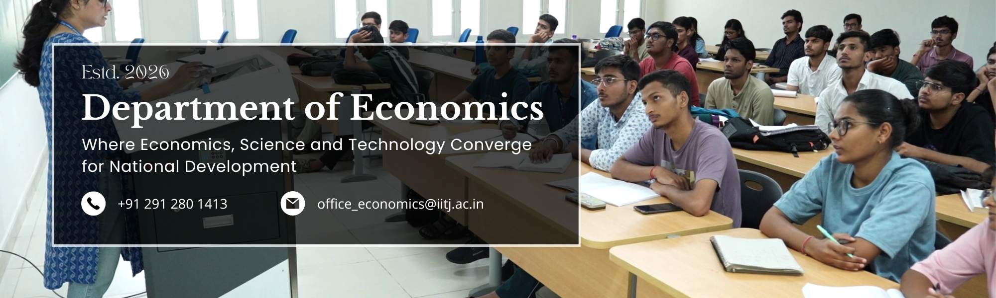 Department of Economics recently created 