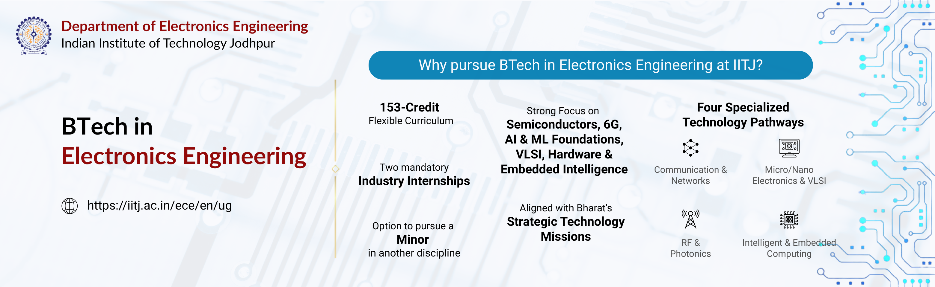 BTech in Electronics Engineering 2026