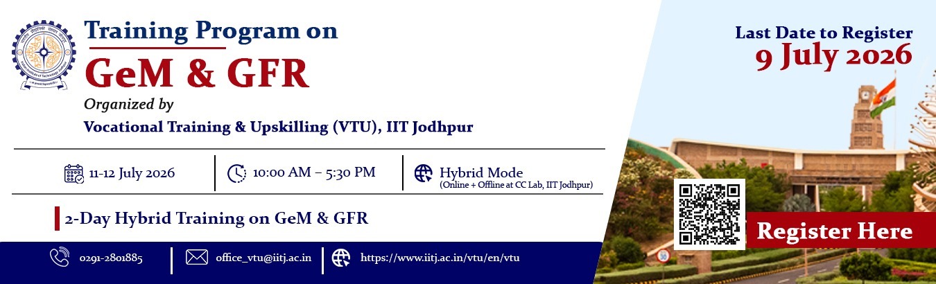 GEM and GFR training by VTU office 