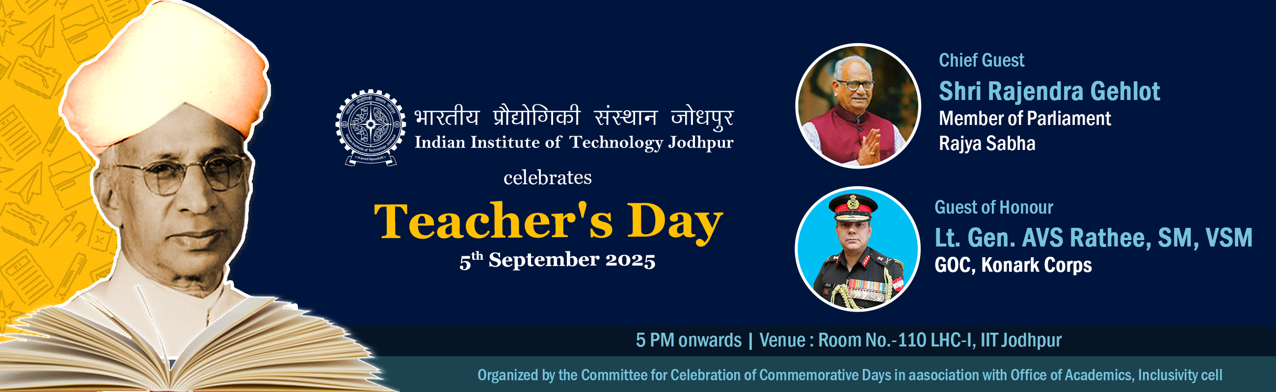 IITJ Celebrates Teacher's Day September 5, 2025